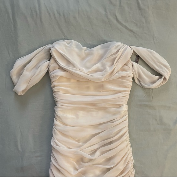 House of CB London Ivory Carlotta Dress - Picture 8 of 11